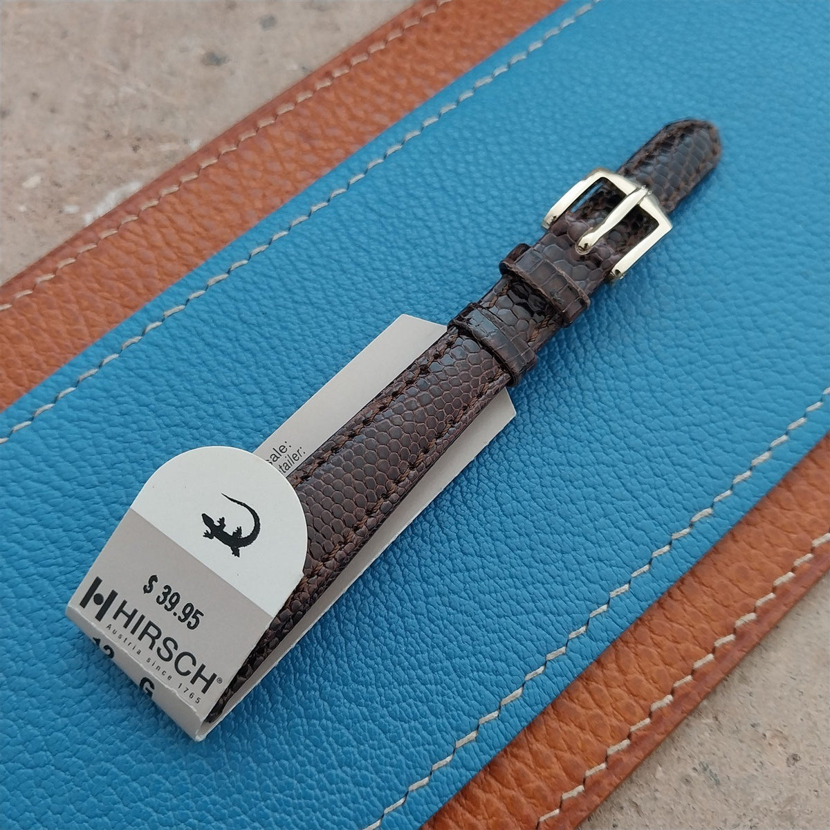 12mm Hirsch Lizard Womens Watch Strap