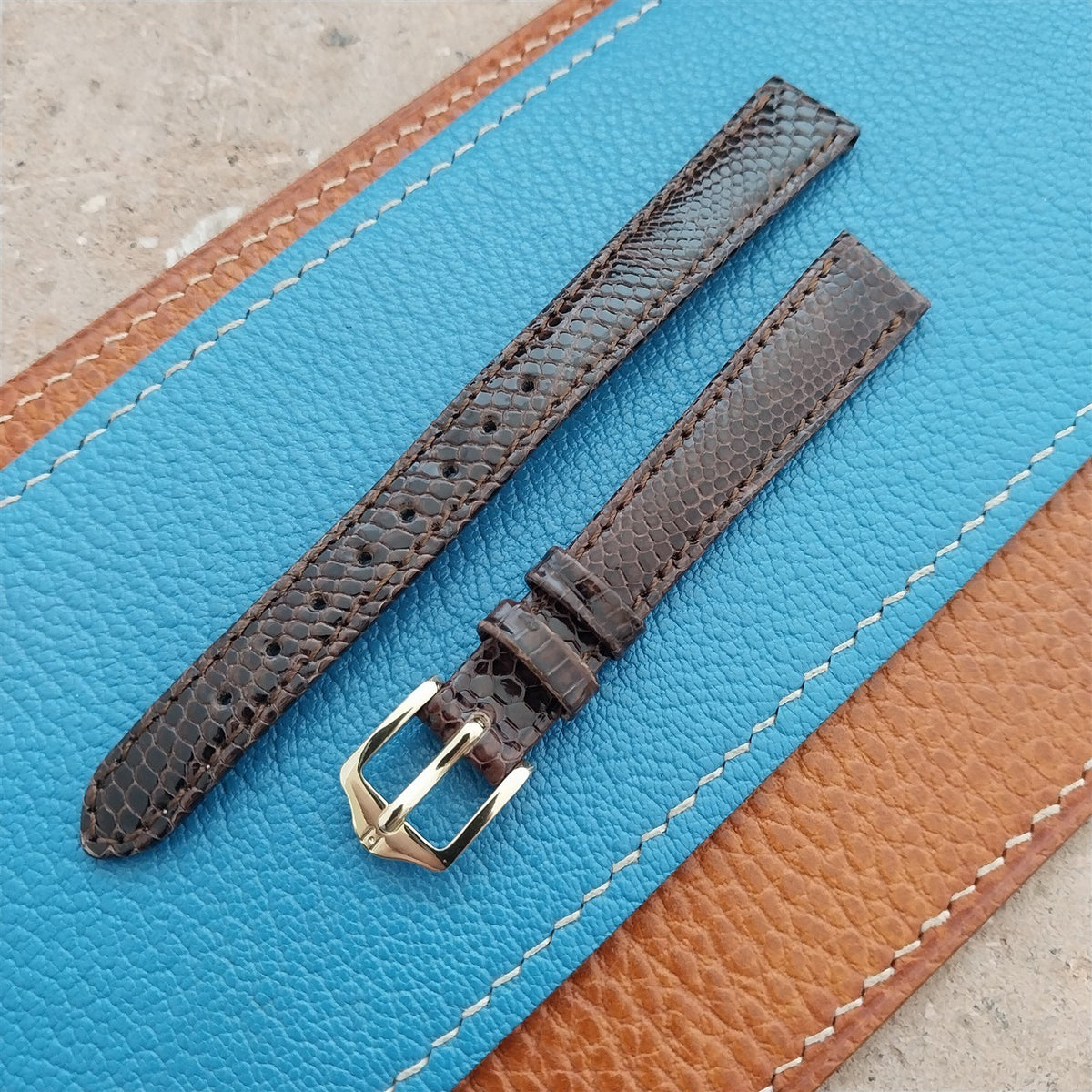 12mm Hirsch Lizard Womens Watch Strap