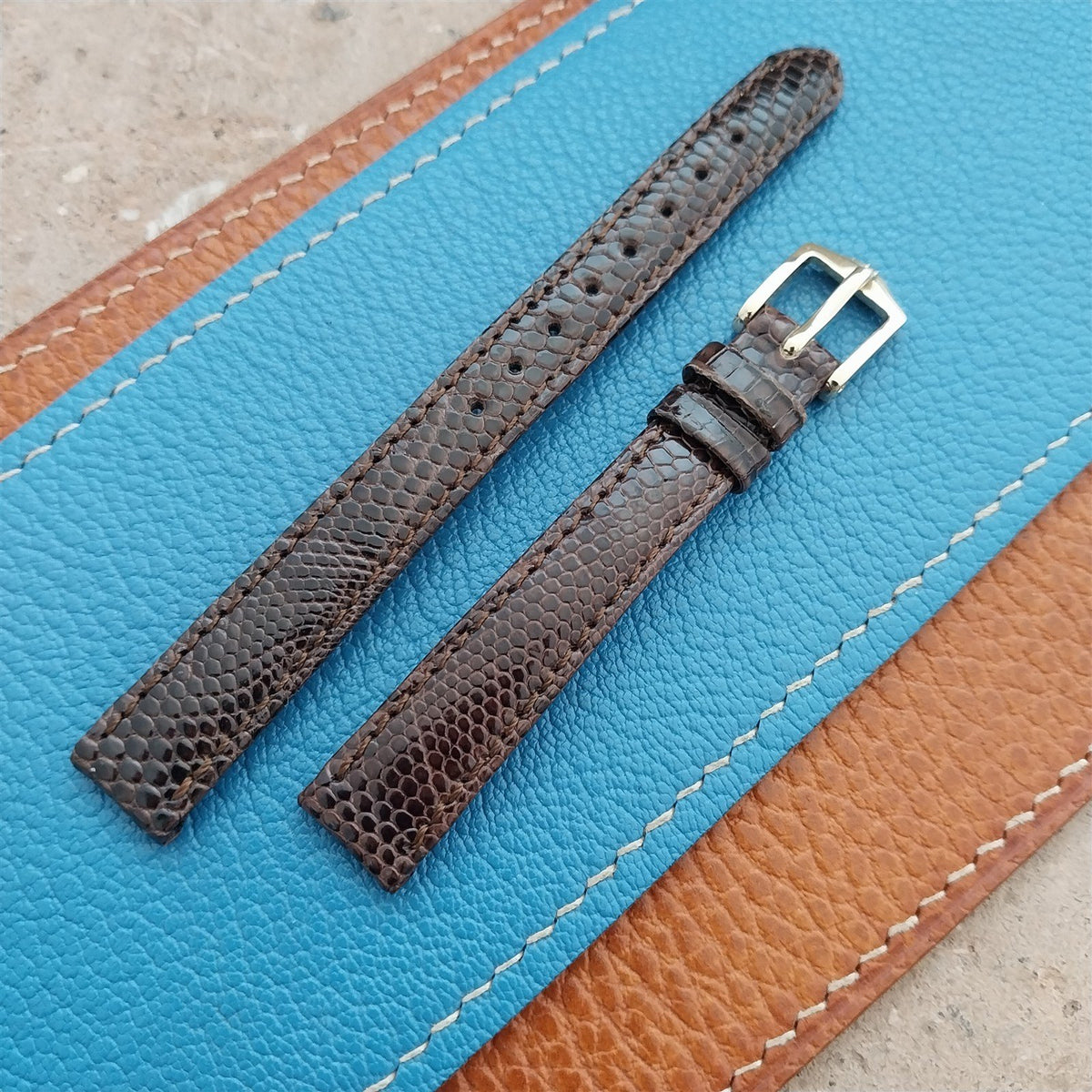 12mm Hirsch Lizard Womens Watch Strap