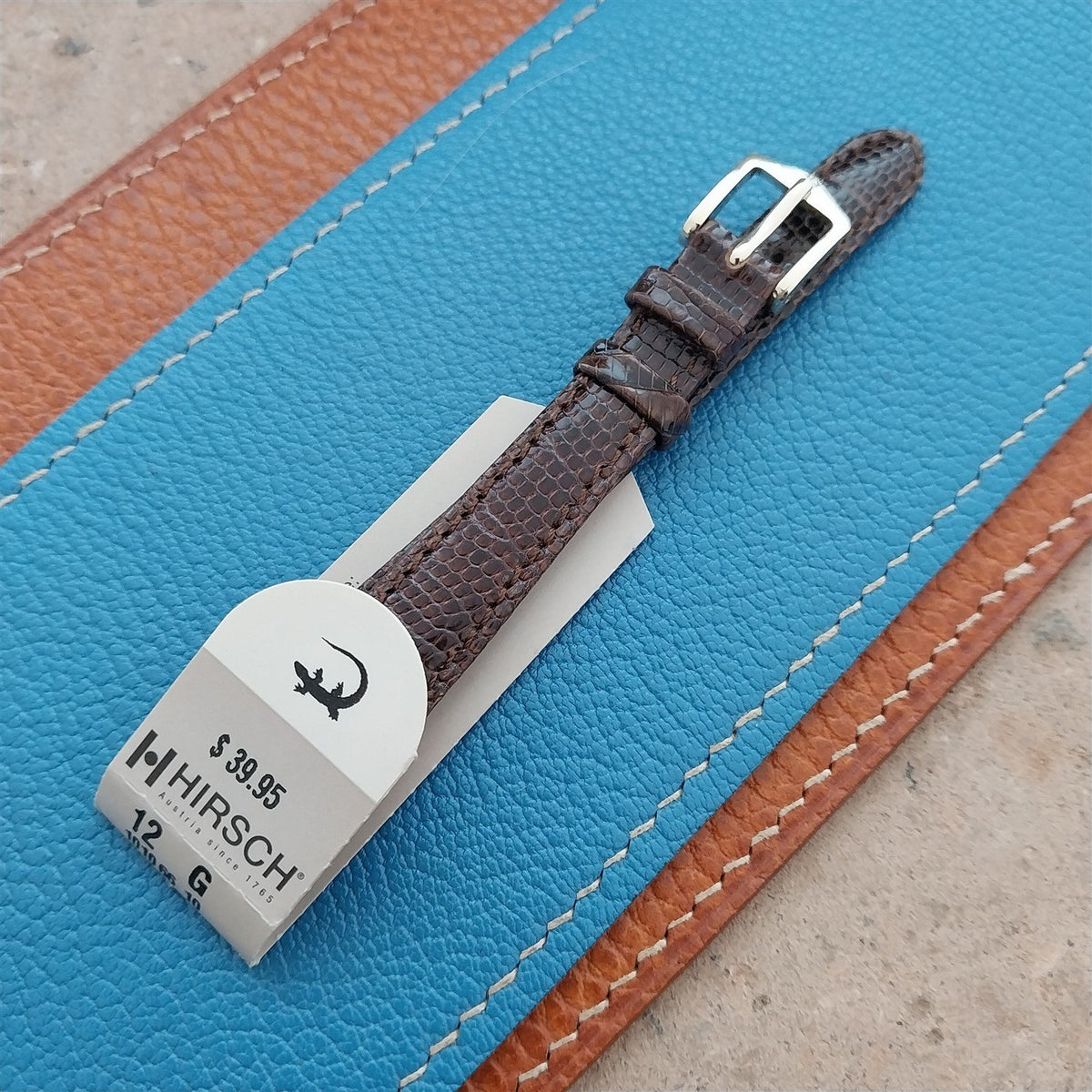 12mm Hirsch Lizard Womens Watch Strap