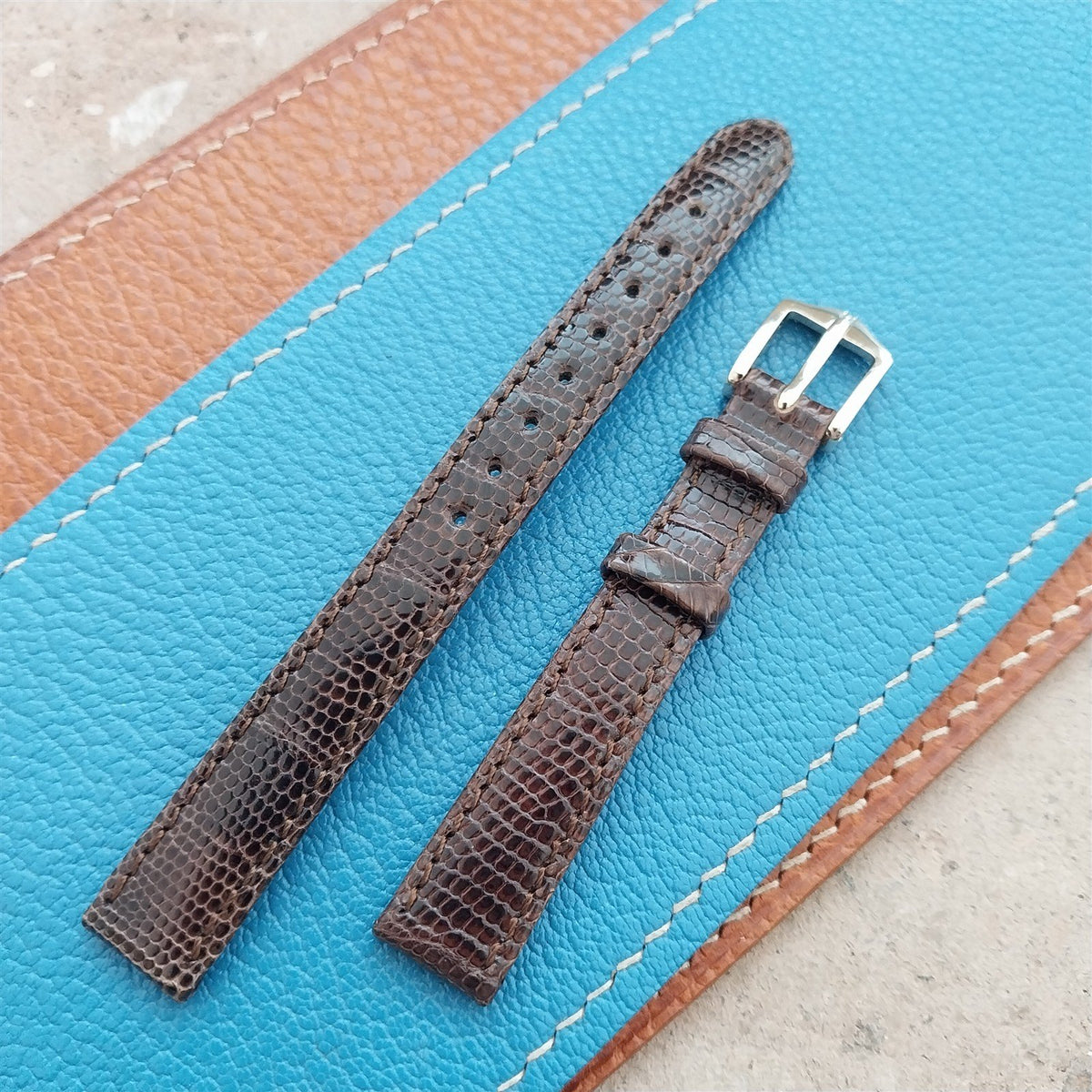 12mm Hirsch Lizard Womens Watch Strap