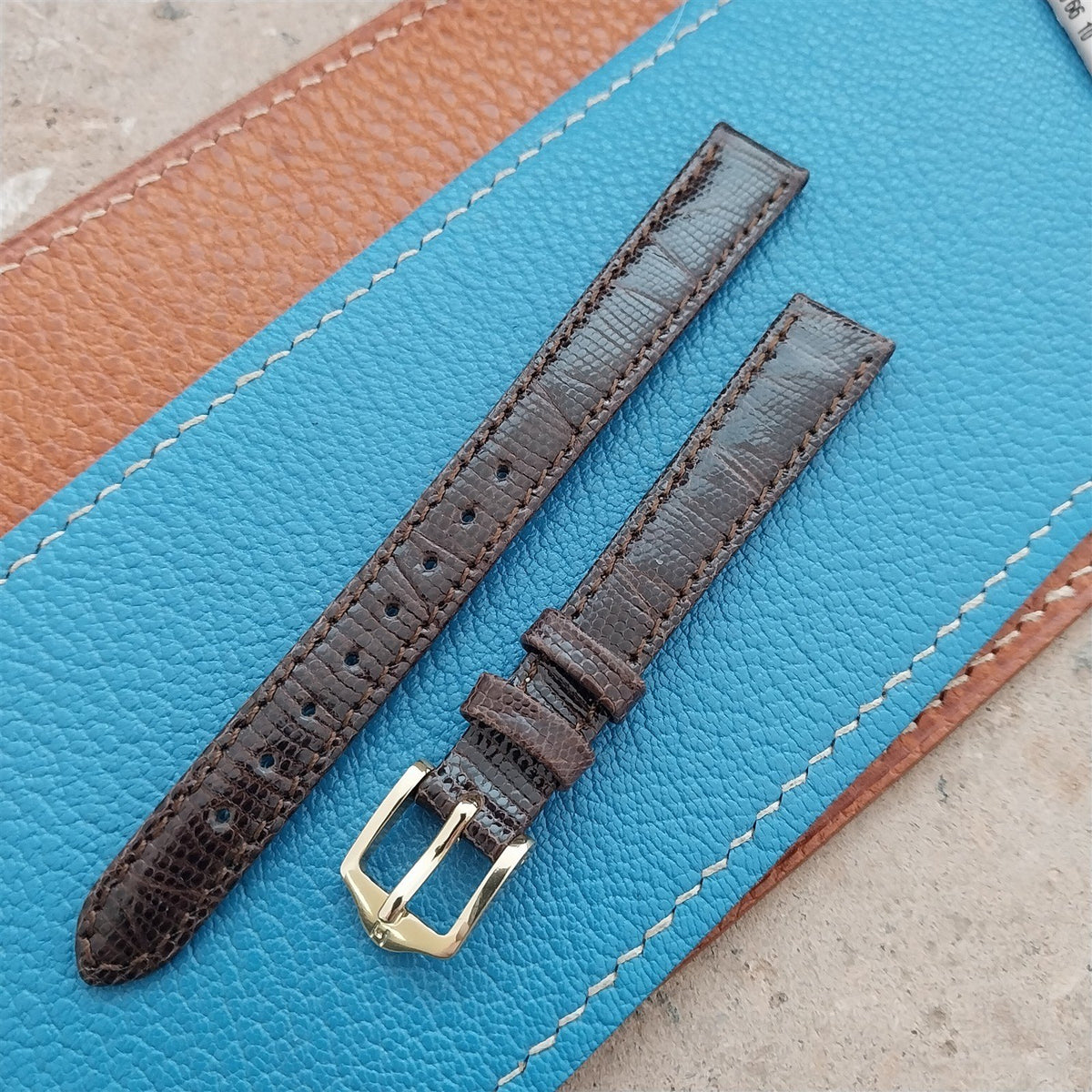 12mm Hirsch Lizard Womens Watch Strap