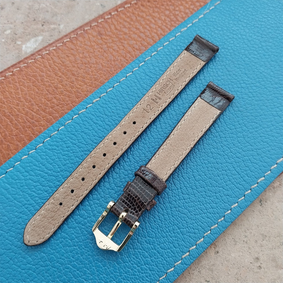 12mm Hirsch Lizard Womens Watch Strap