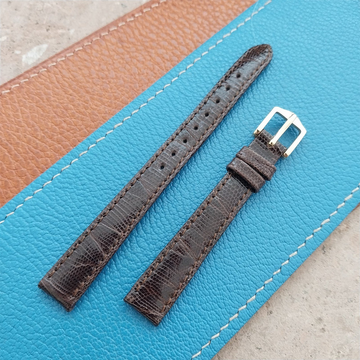 12mm Hirsch Lizard Womens Watch Strap