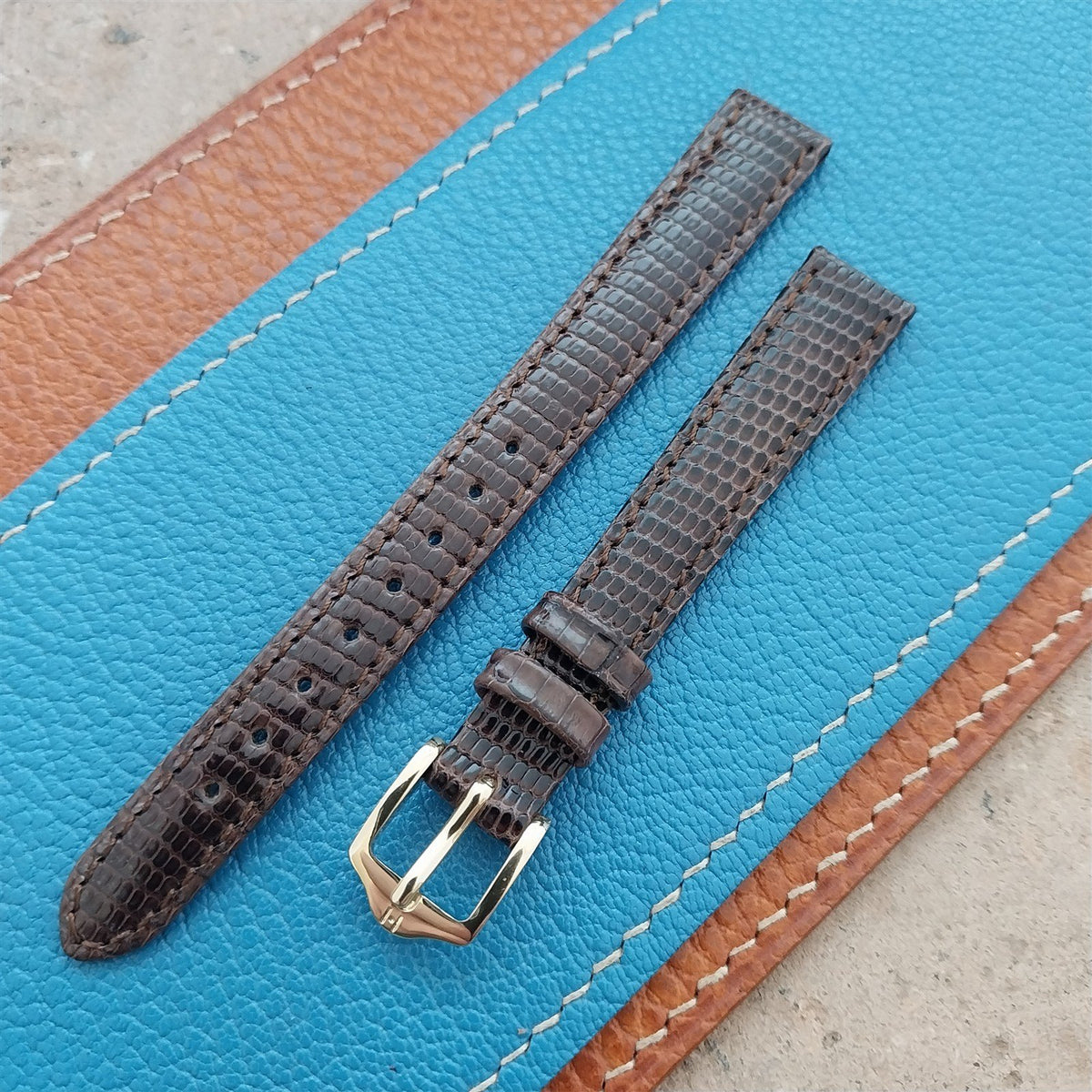 12mm Hirsch Lizard Womens Watch Strap