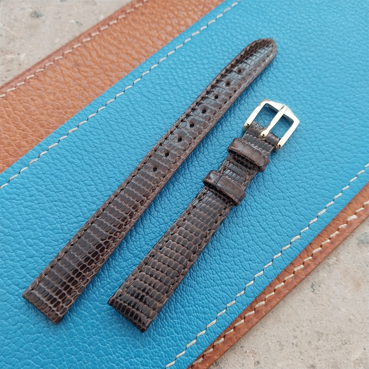 12mm Hirsch Lizard Womens Watch Strap