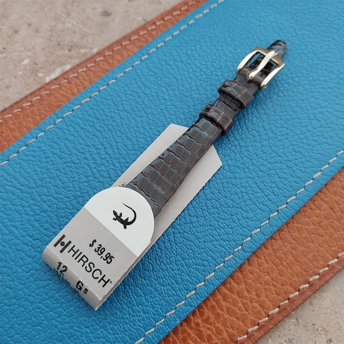 12mm Hirsch Lizard Womens Watch Strap