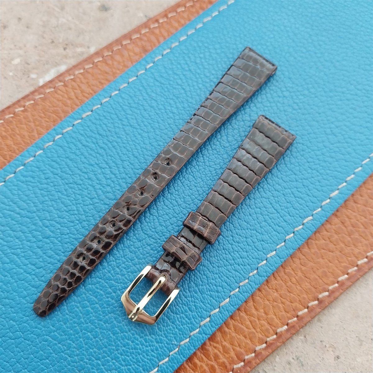 12mm Hirsch Lizard Womens Watch Strap
