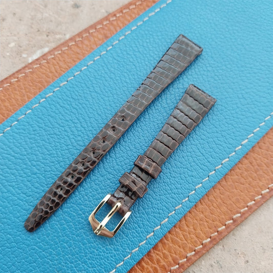 12mm Hirsch Lizard Womens Watch Strap