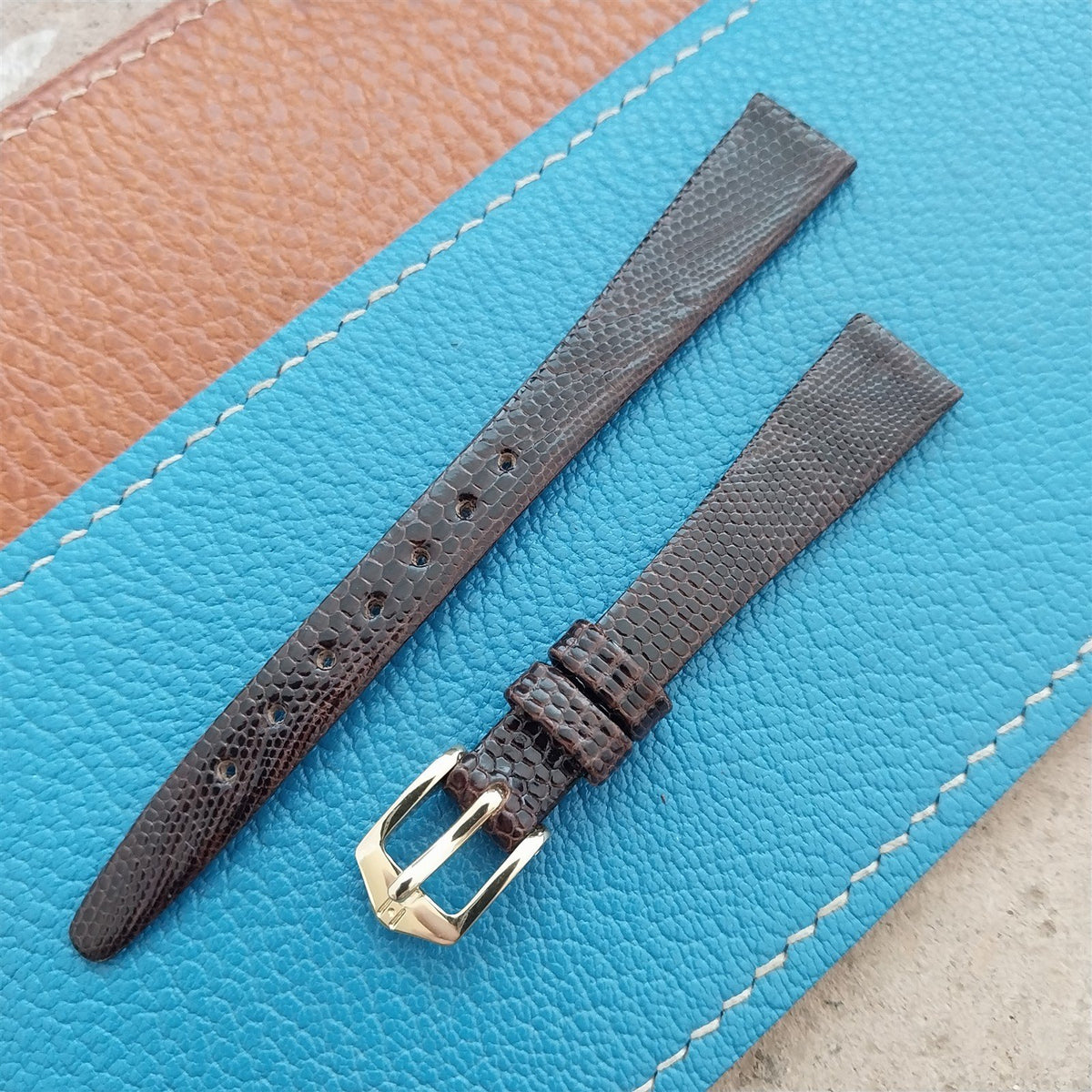 12mm Hirsch Lizard Womens Watch Strap