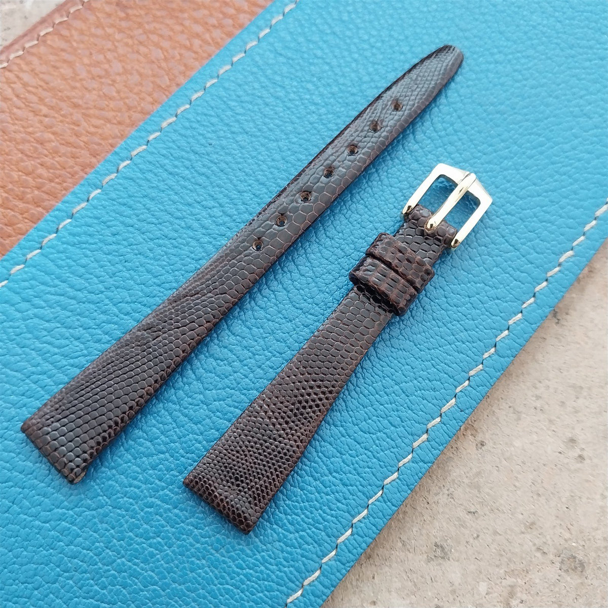 12mm Hirsch Lizard Womens Watch Strap