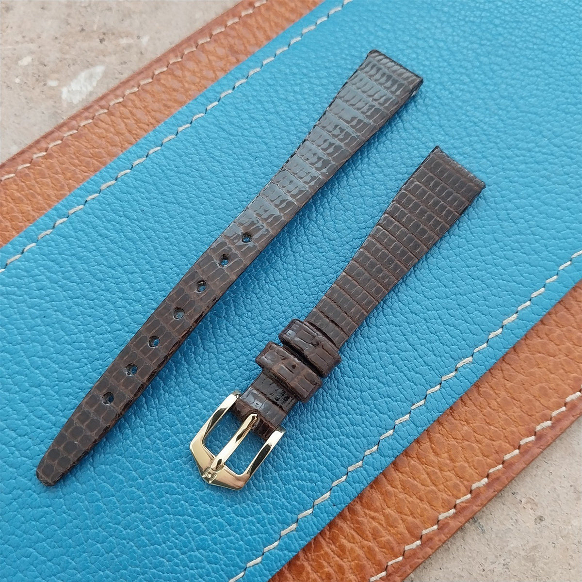12mm Hirsch Lizard Womens Watch Strap