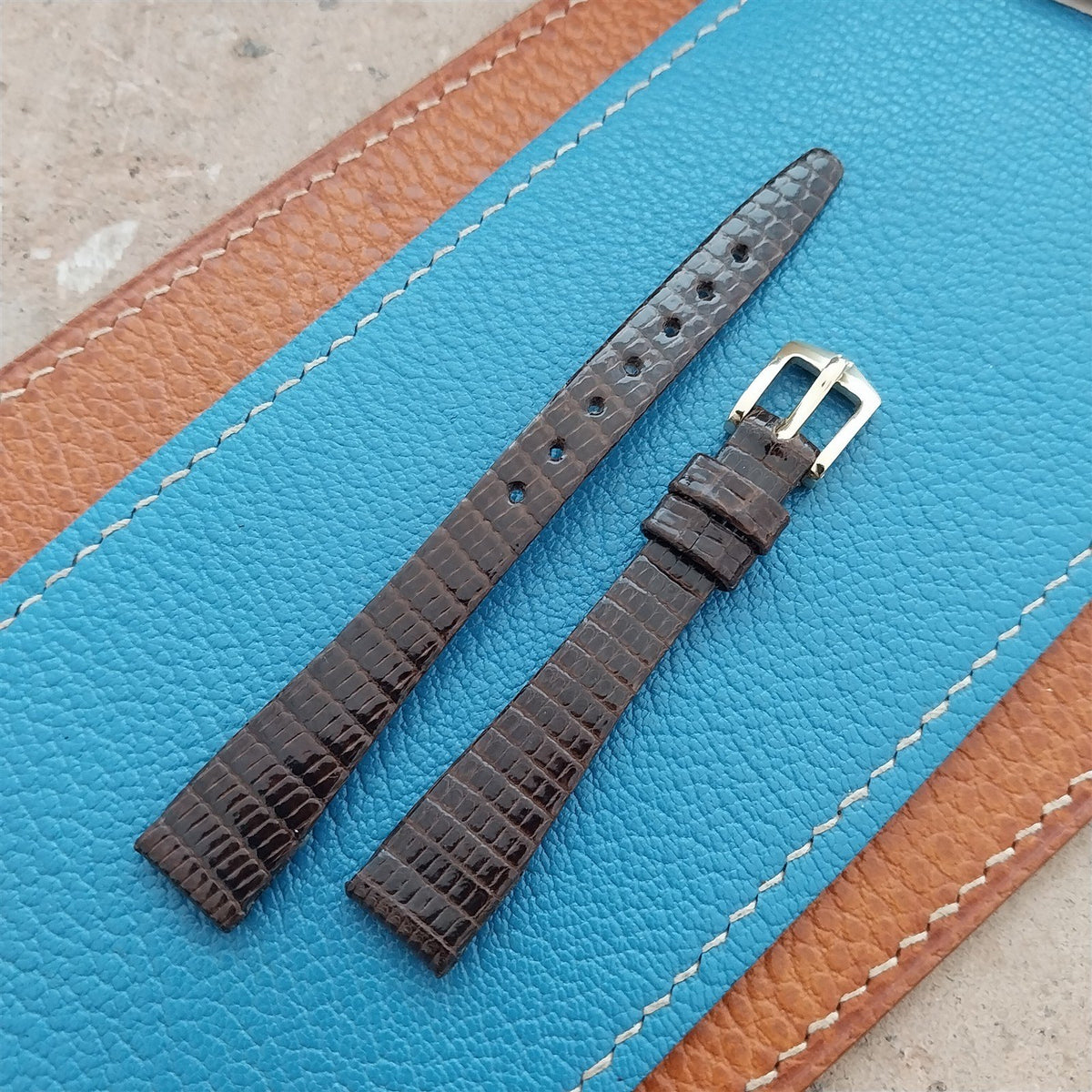 12mm Hirsch Lizard Womens Watch Strap