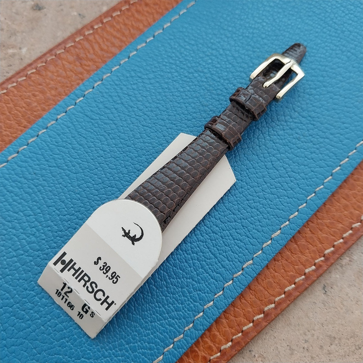12mm Hirsch Lizard Womens Watch Strap
