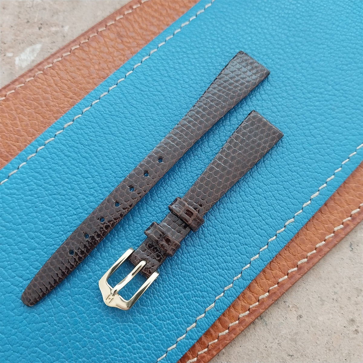12mm Hirsch Lizard Womens Watch Strap