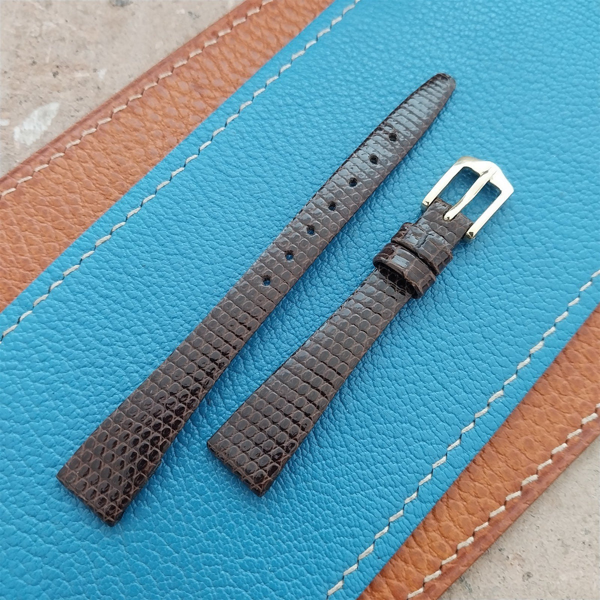 12mm Hirsch Lizard Womens Watch Strap