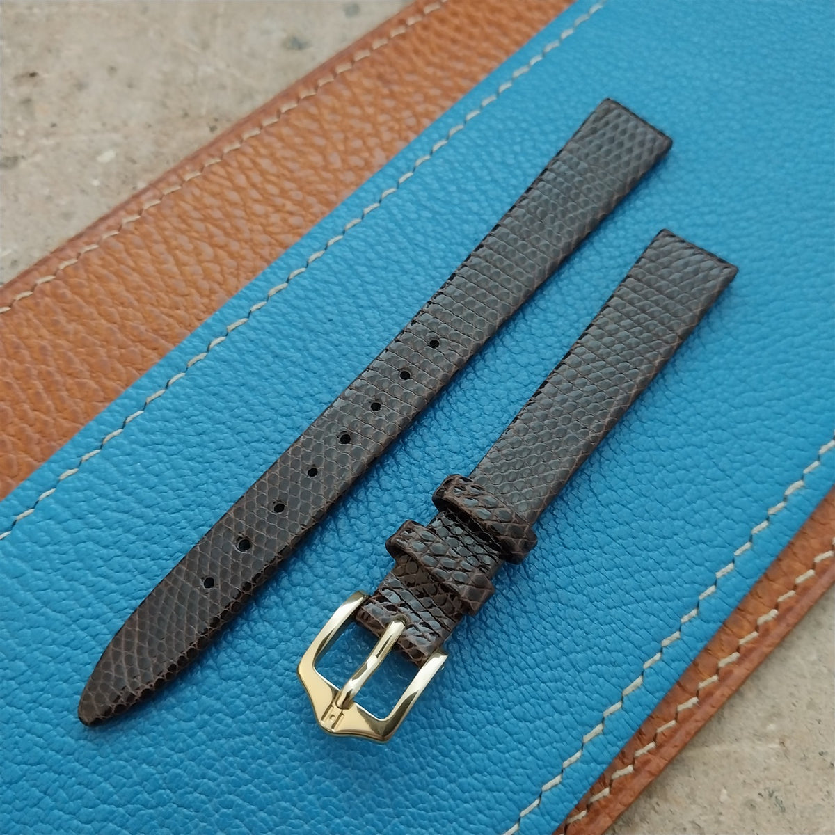 12mm Hirsch Lizard Womens Watch Strap