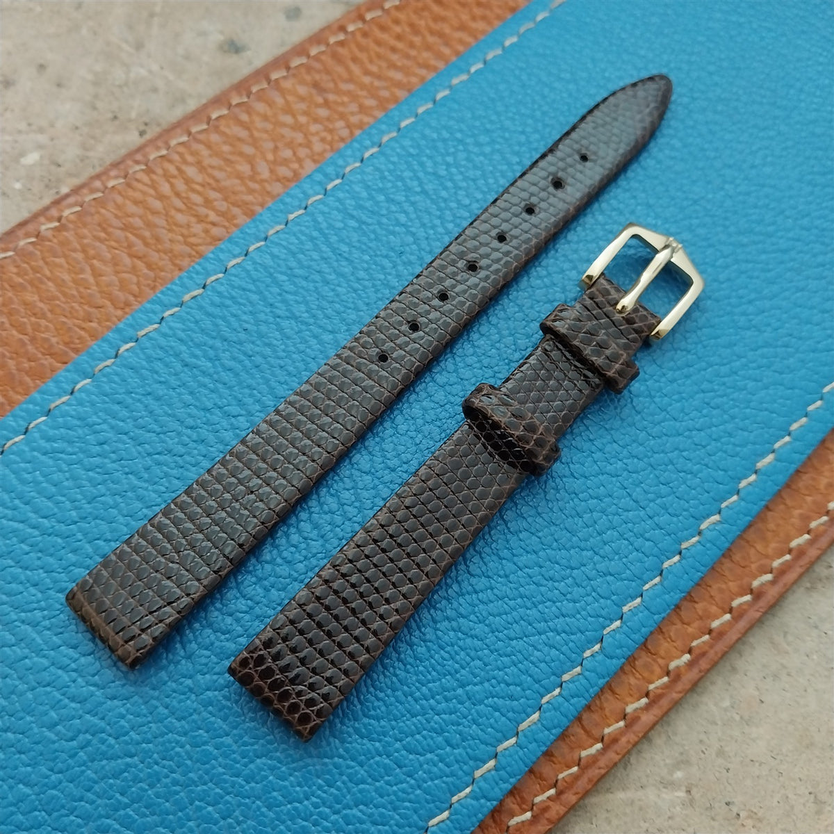 12mm Hirsch Lizard Womens Watch Strap