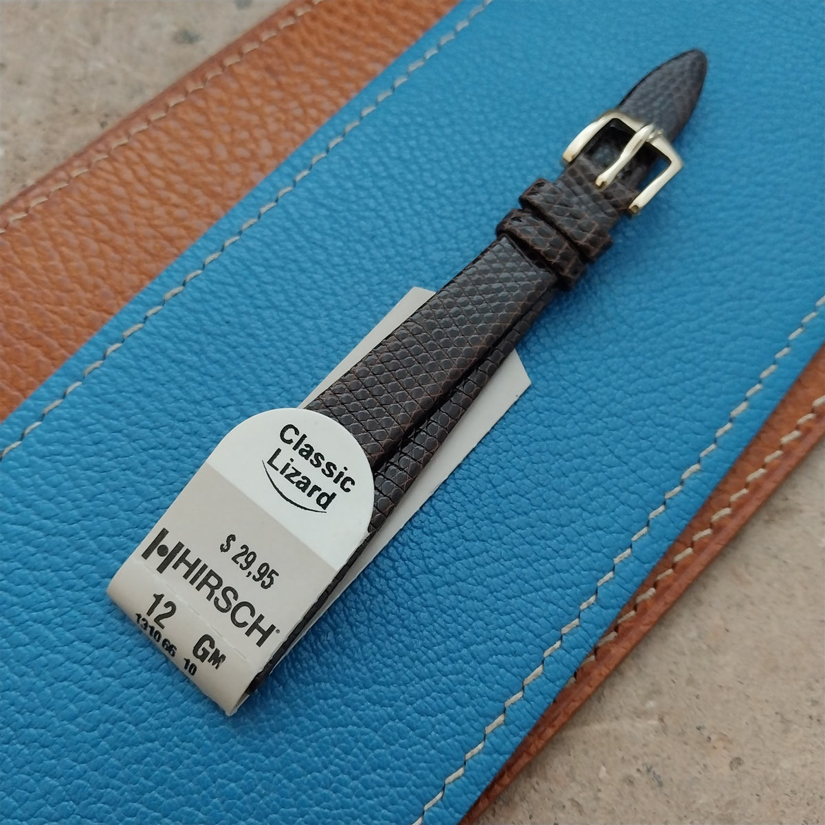 12mm Hirsch Lizard Womens Watch Strap