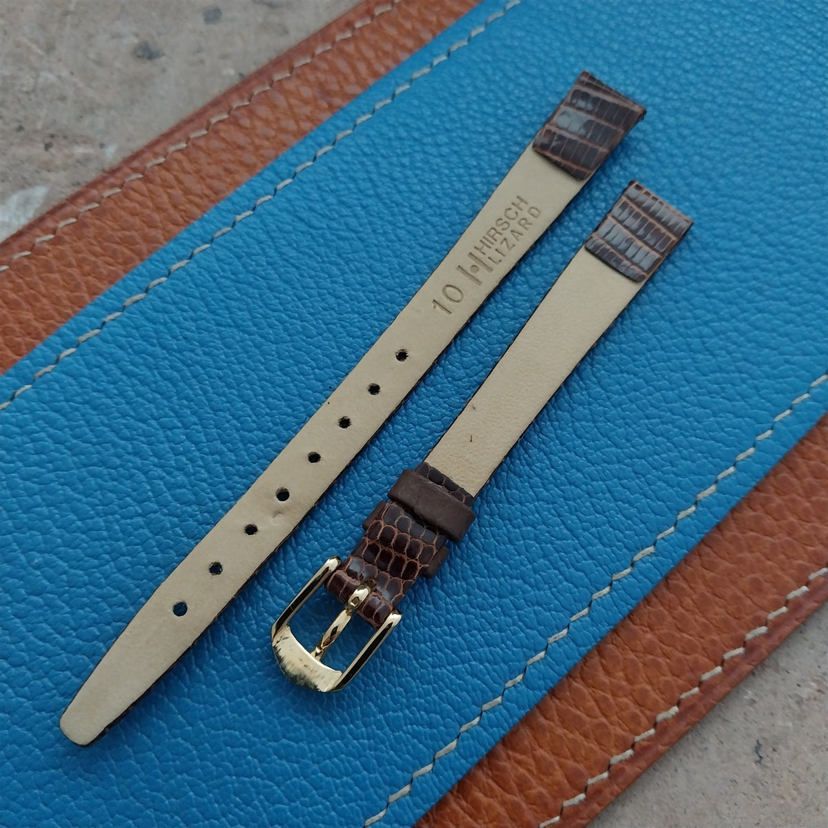 10mm Ladies Hirsch Lizard Watch Strap