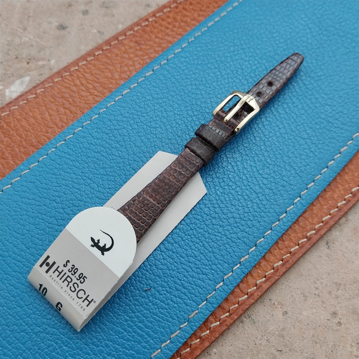 10mm Ladies Hirsch Lizard Watch Strap
