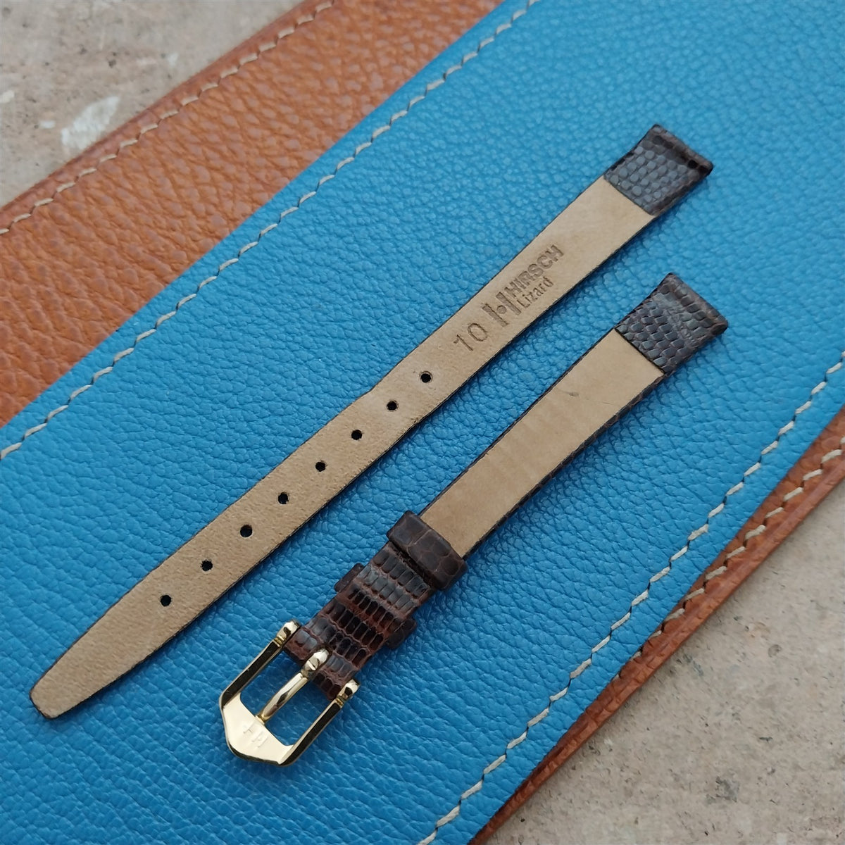 10mm Ladies Hirsch Lizard Watch Strap