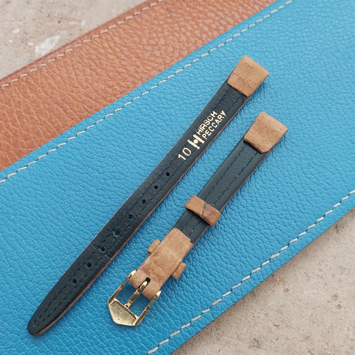10mm Peccary Leather Hirsch Watch Strap