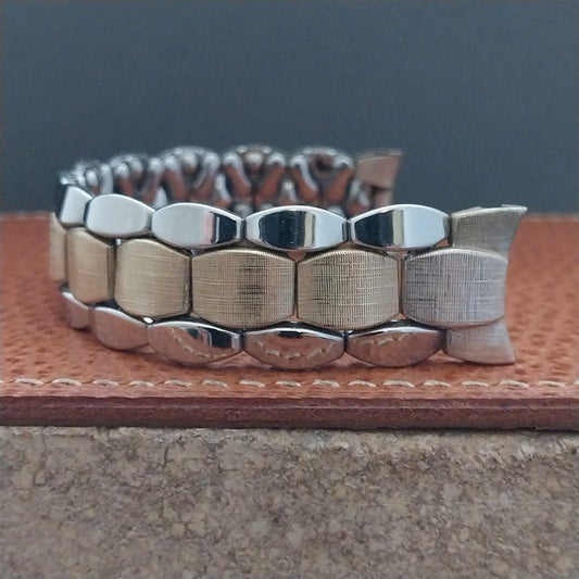 Vintage 17.2mm Gold-Fill & Stainless Apex Unused 1950s Watch Band