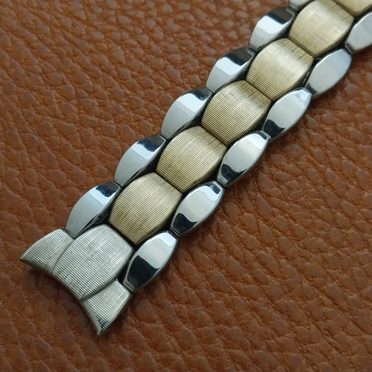 Vintage 17.2mm Gold-Fill & Stainless Apex Unused 1950s Watch Band