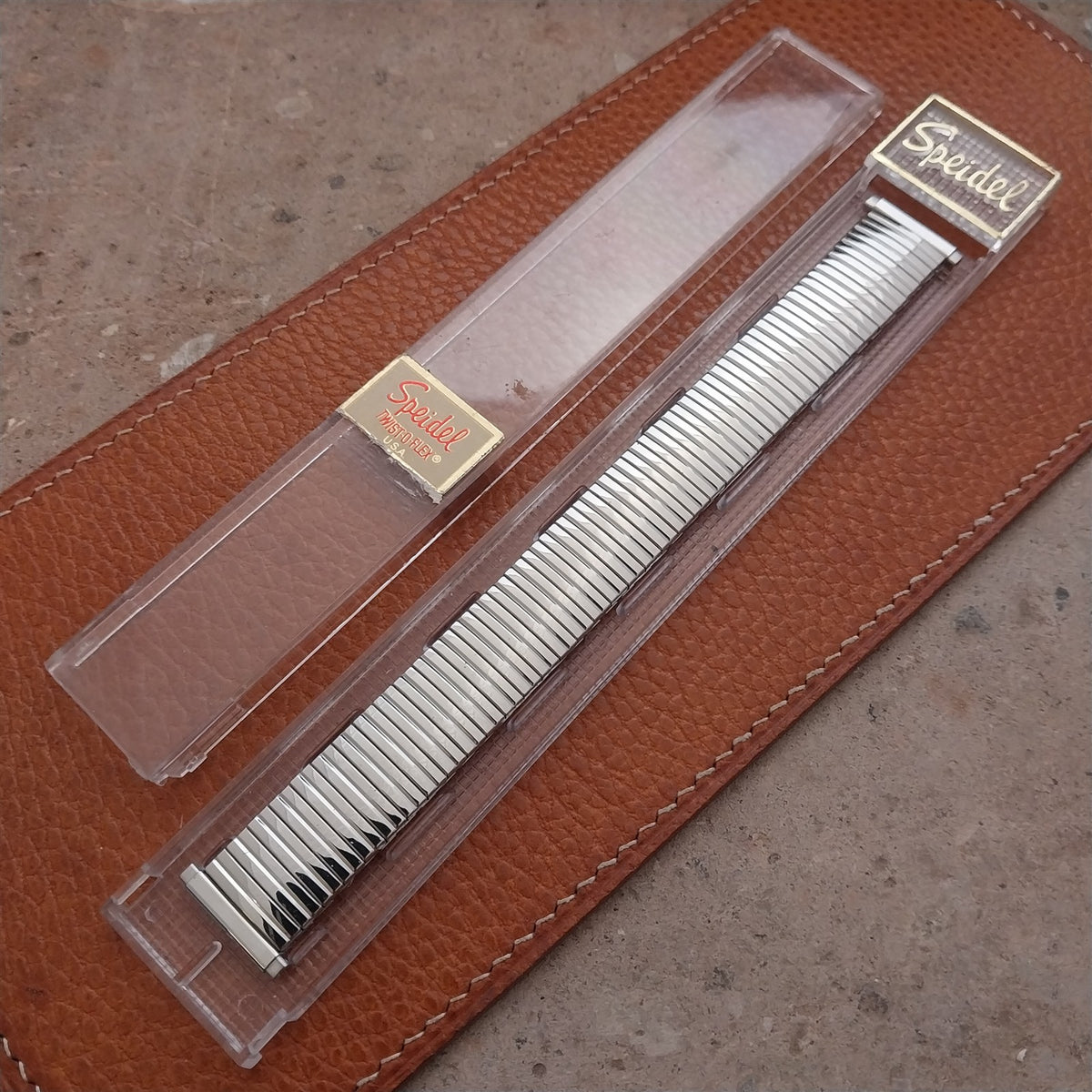 19mm 18mm 17mm 16mm Vintage Speidel Linesman Stainless NOS Watch Band