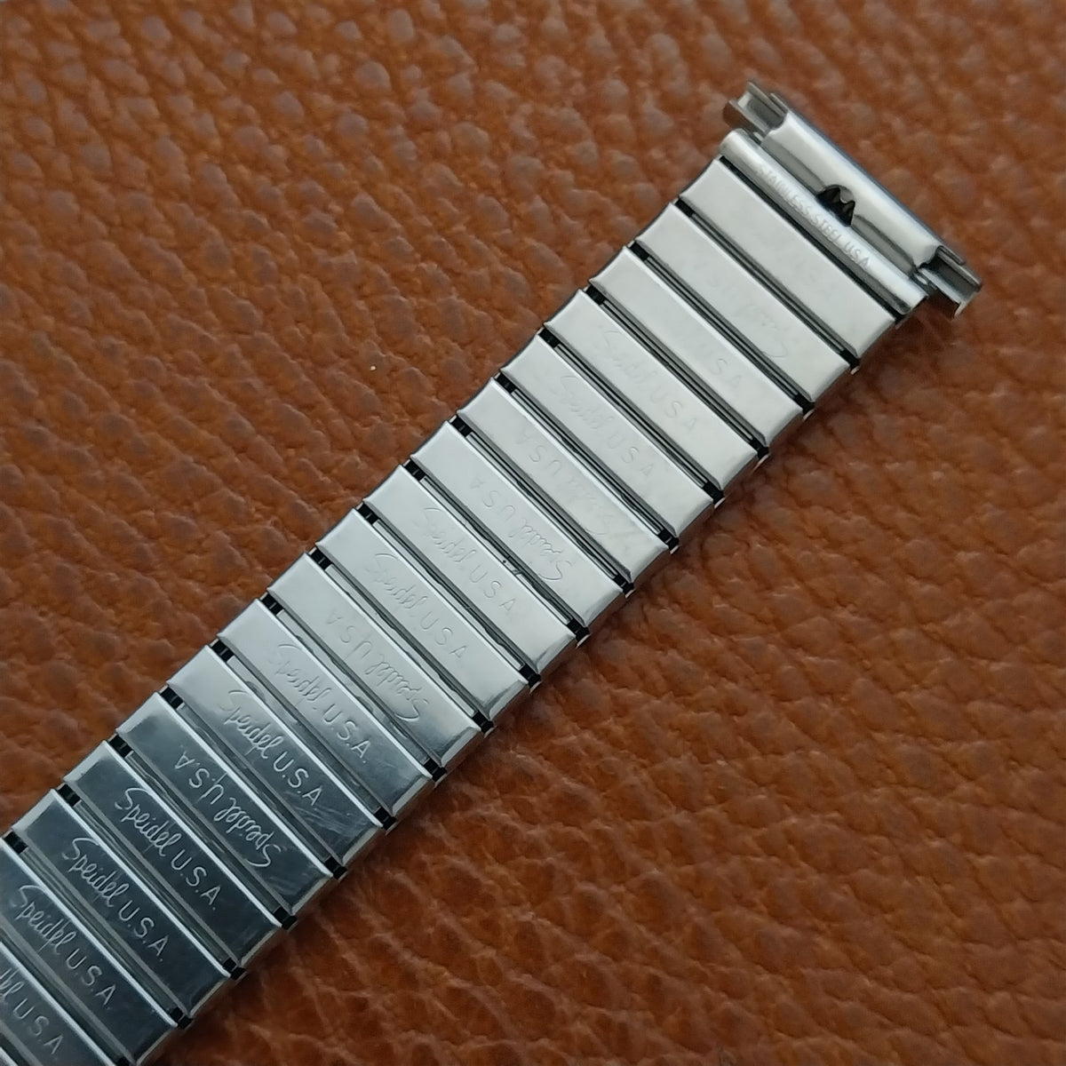 19mm 18mm 17mm 16mm Vintage Speidel Linesman Stainless NOS Watch Band