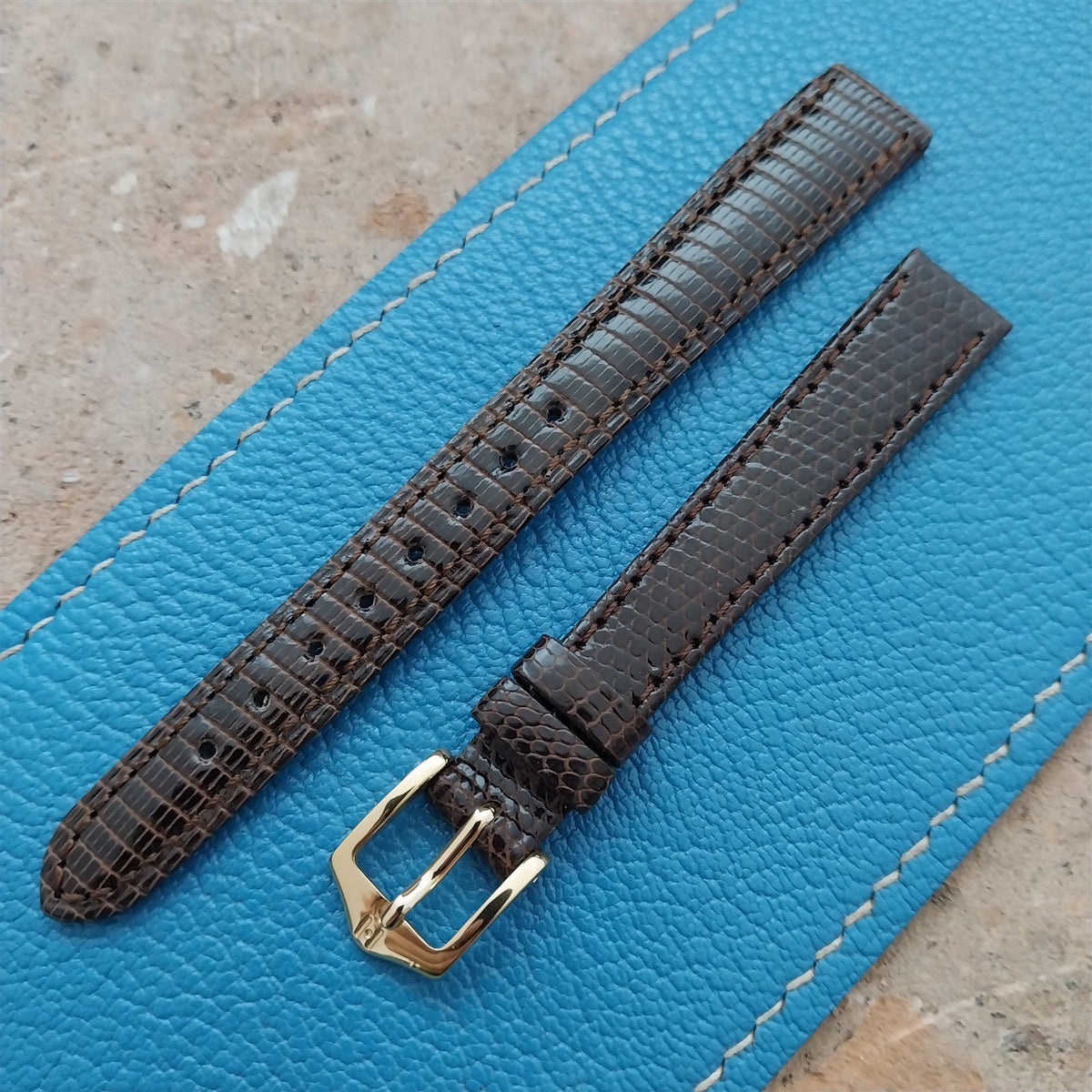 13mm Ladies Hirsch Lizard Watch Strap