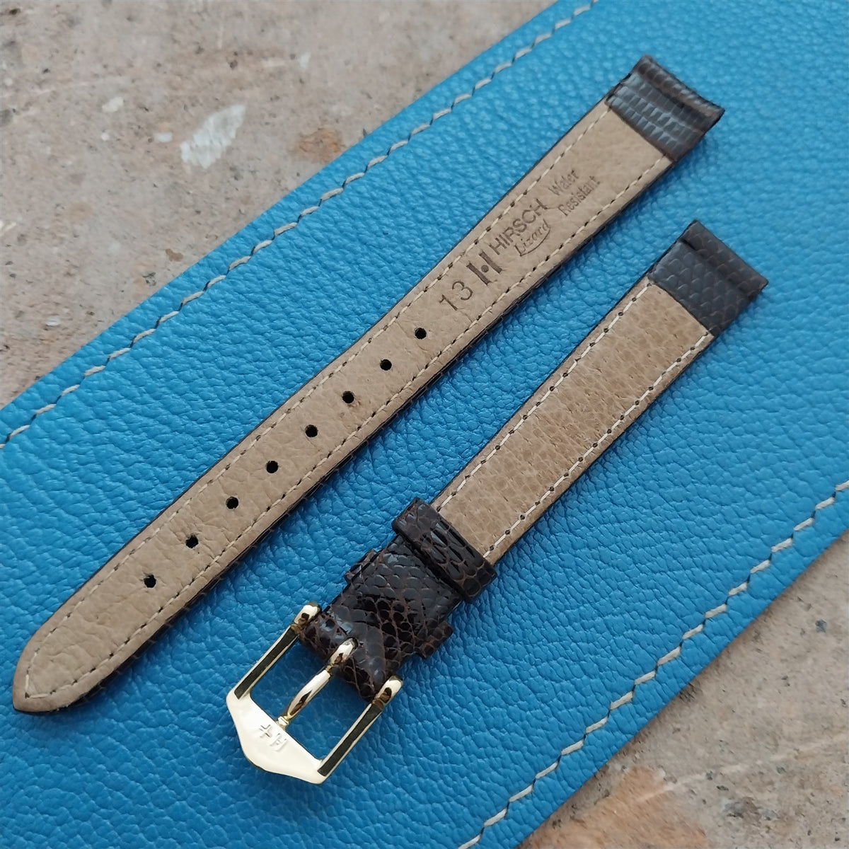 13mm Ladies Hirsch Lizard Watch Strap