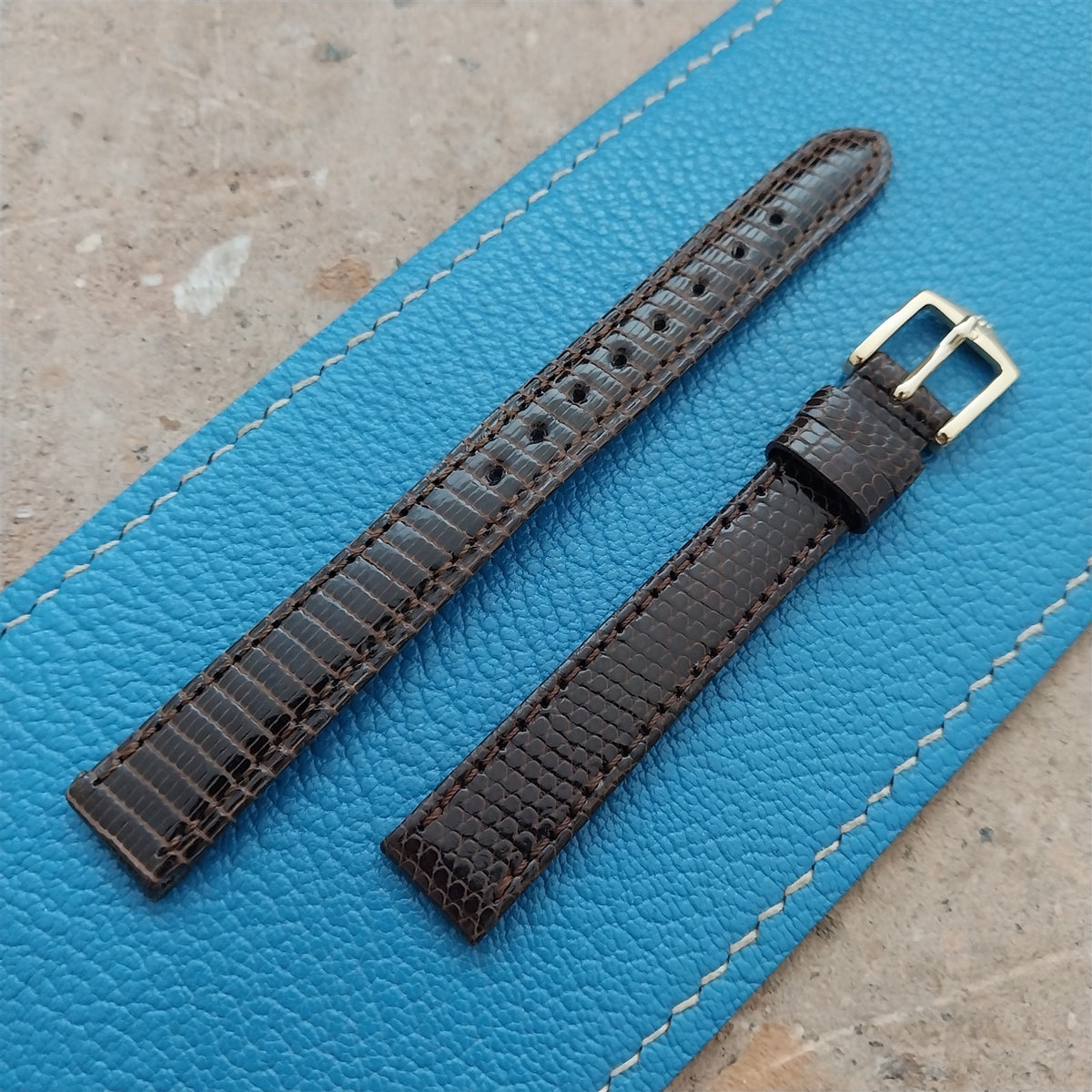 13mm Ladies Hirsch Lizard Watch Strap