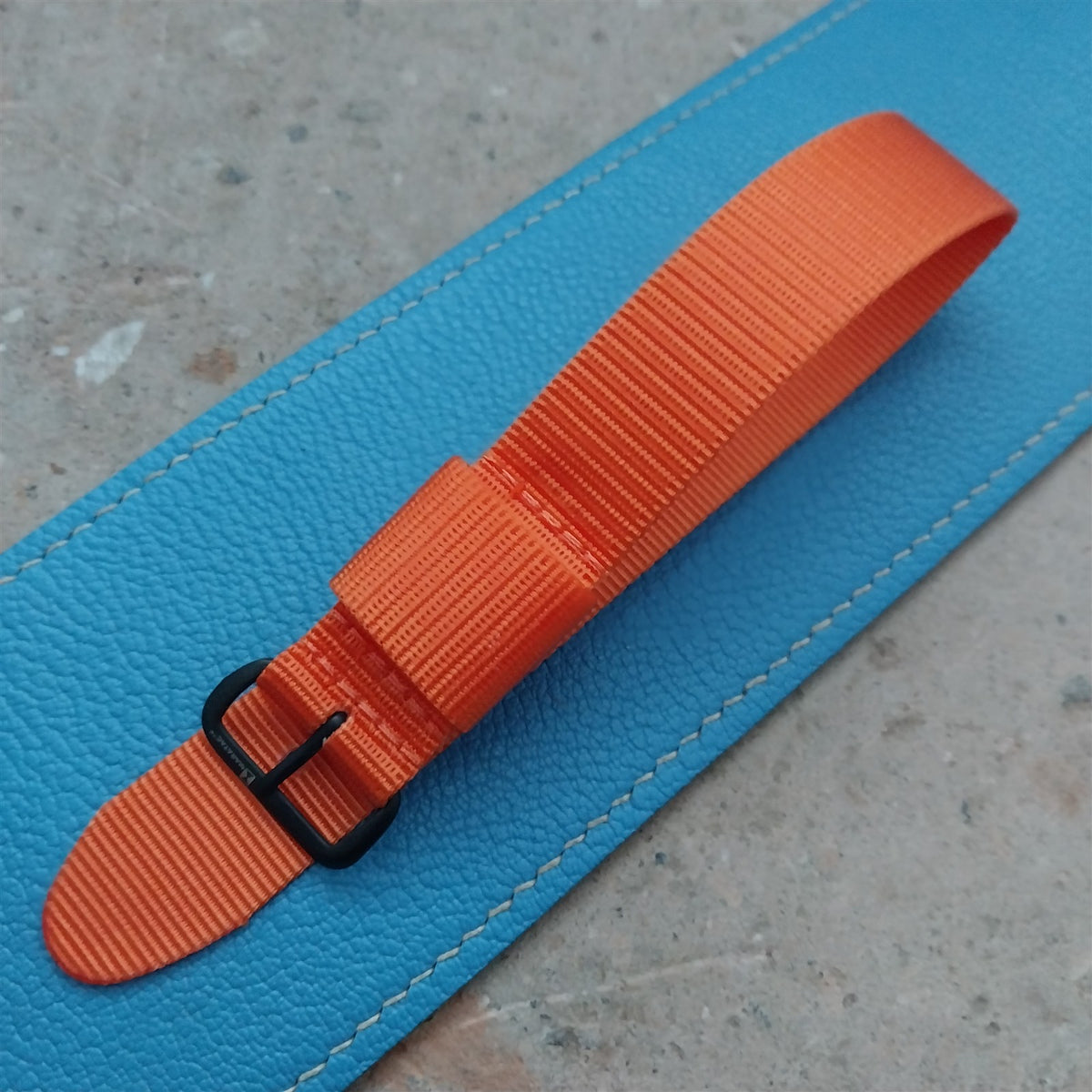 22mm Maratac Mil Series Orange Nylon Single-Pass Watch Strap