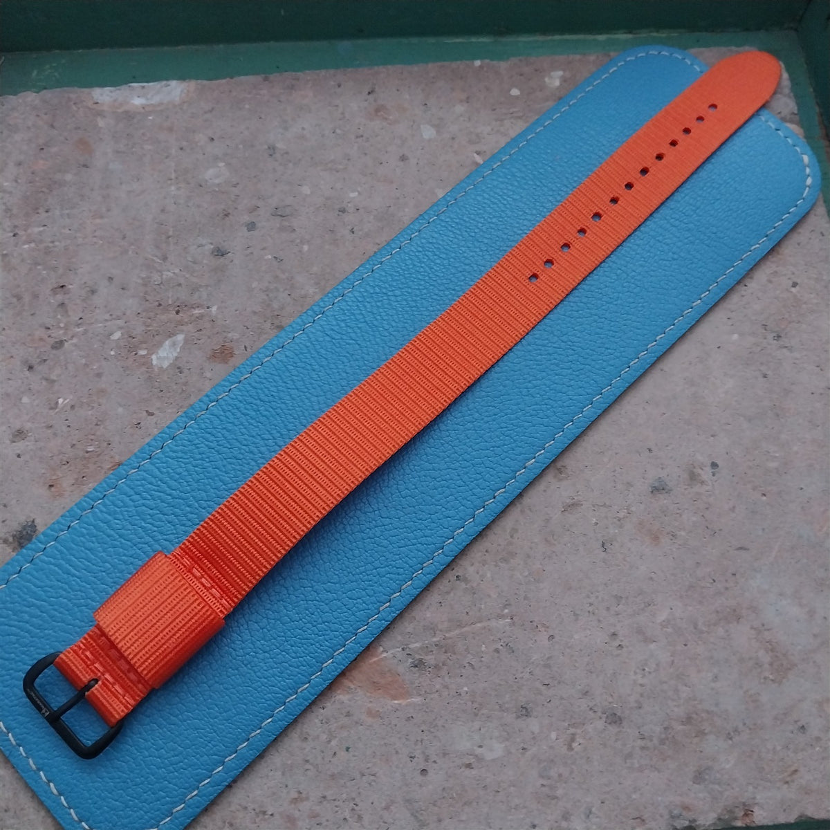 22mm Maratac Mil Series Orange Nylon Single-Pass Watch Strap