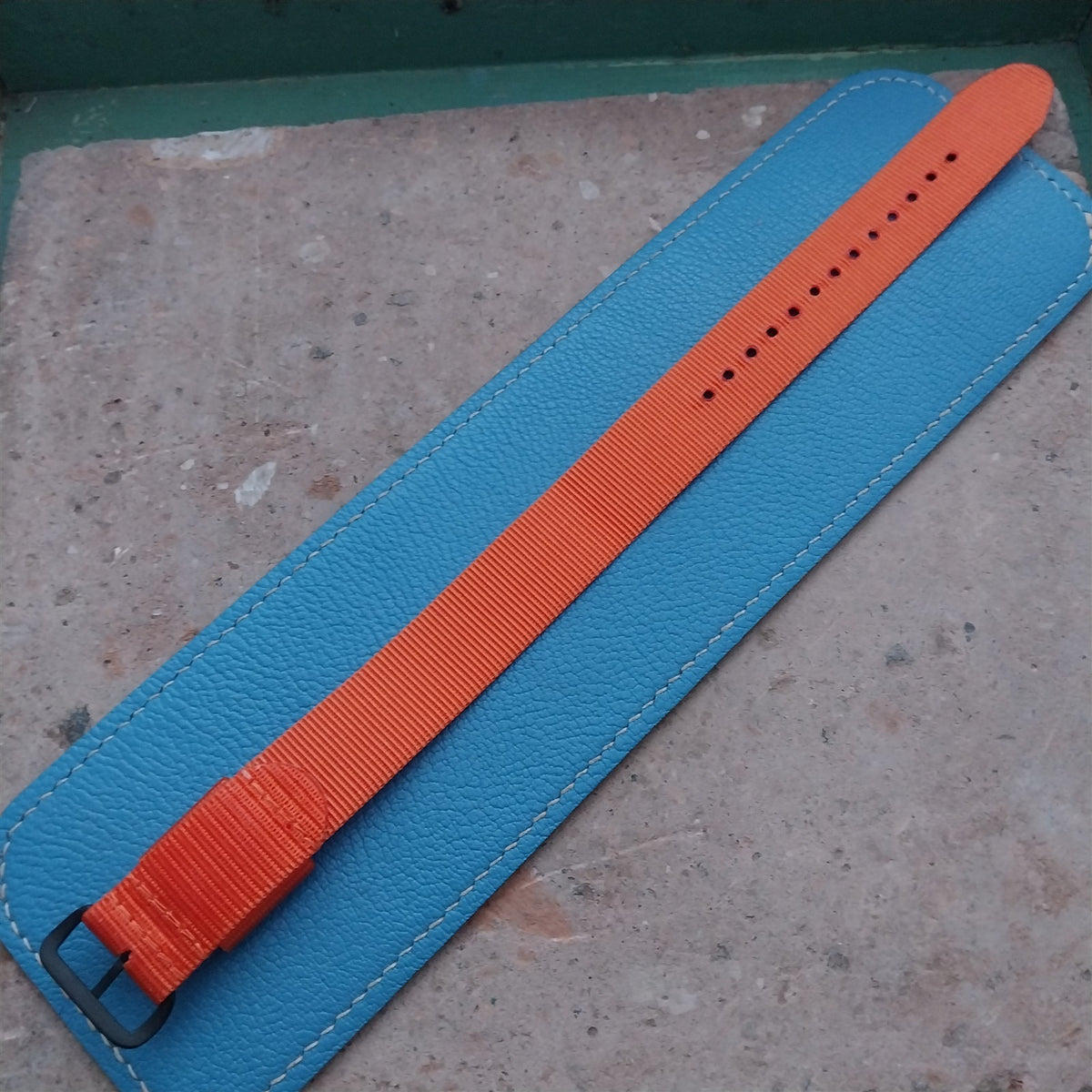 22mm Maratac Mil Series Orange Nylon Single-Pass Watch Strap