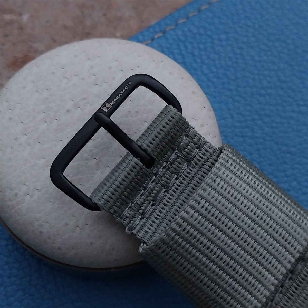22mm Maratac Mil Series ACU Gray Nylon Single-Pass Watch Strap