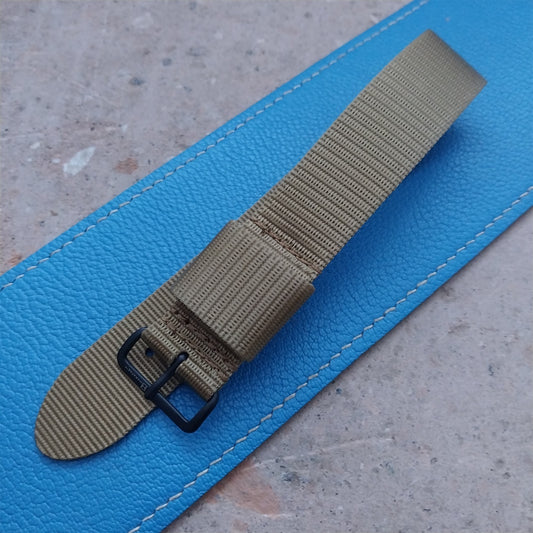 22mm Maratac Mil Series Brown Sand Nylon Single-Pass Watch Strap