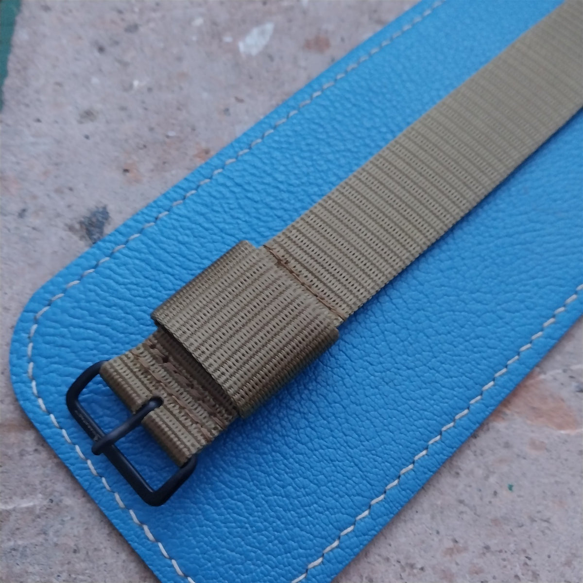 22mm Maratac Mil Series Brown Sand Nylon Single-Pass Watch Strap