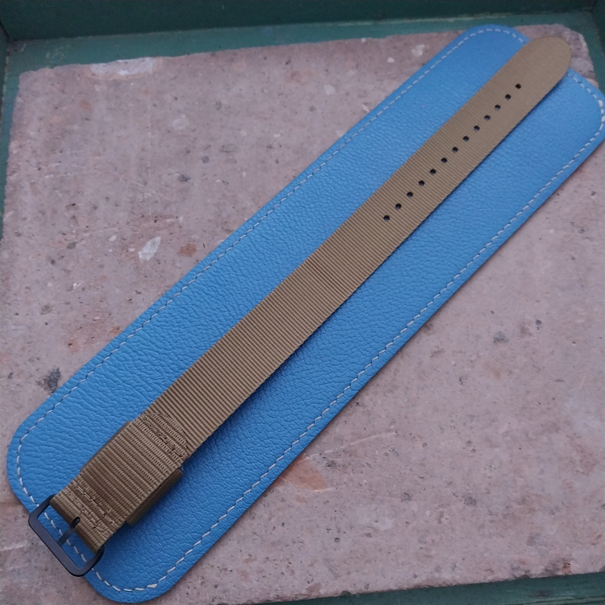 22mm Maratac Mil Series Brown Sand Nylon Single-Pass Watch Strap