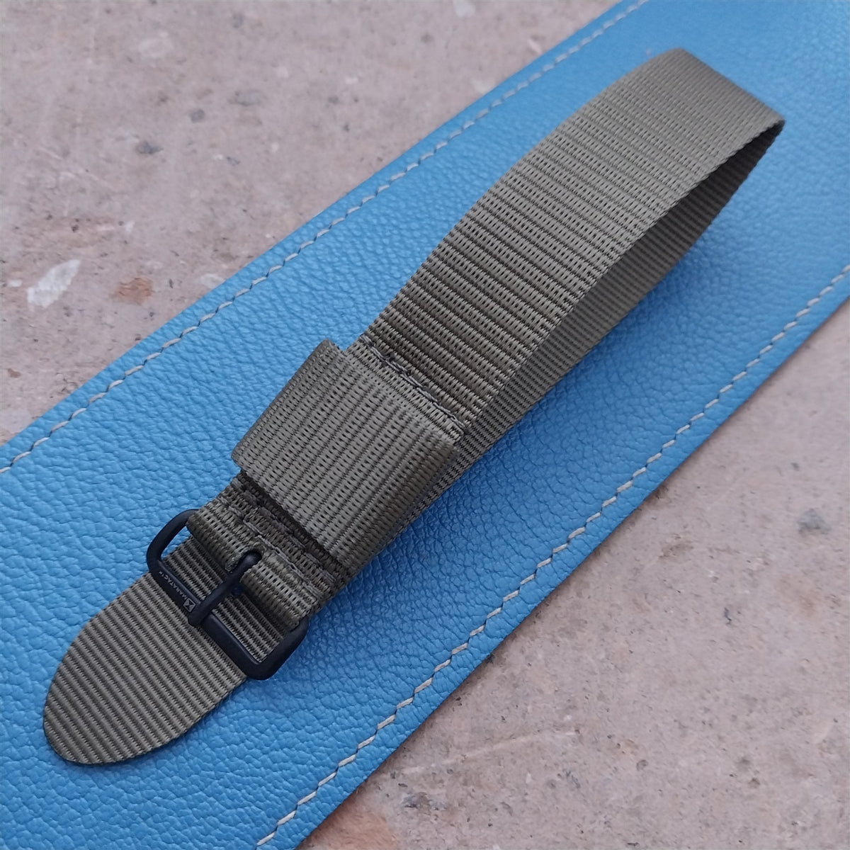 22mm Maratac Mil Series OD Green Nylon Single-Pass Watch Strap