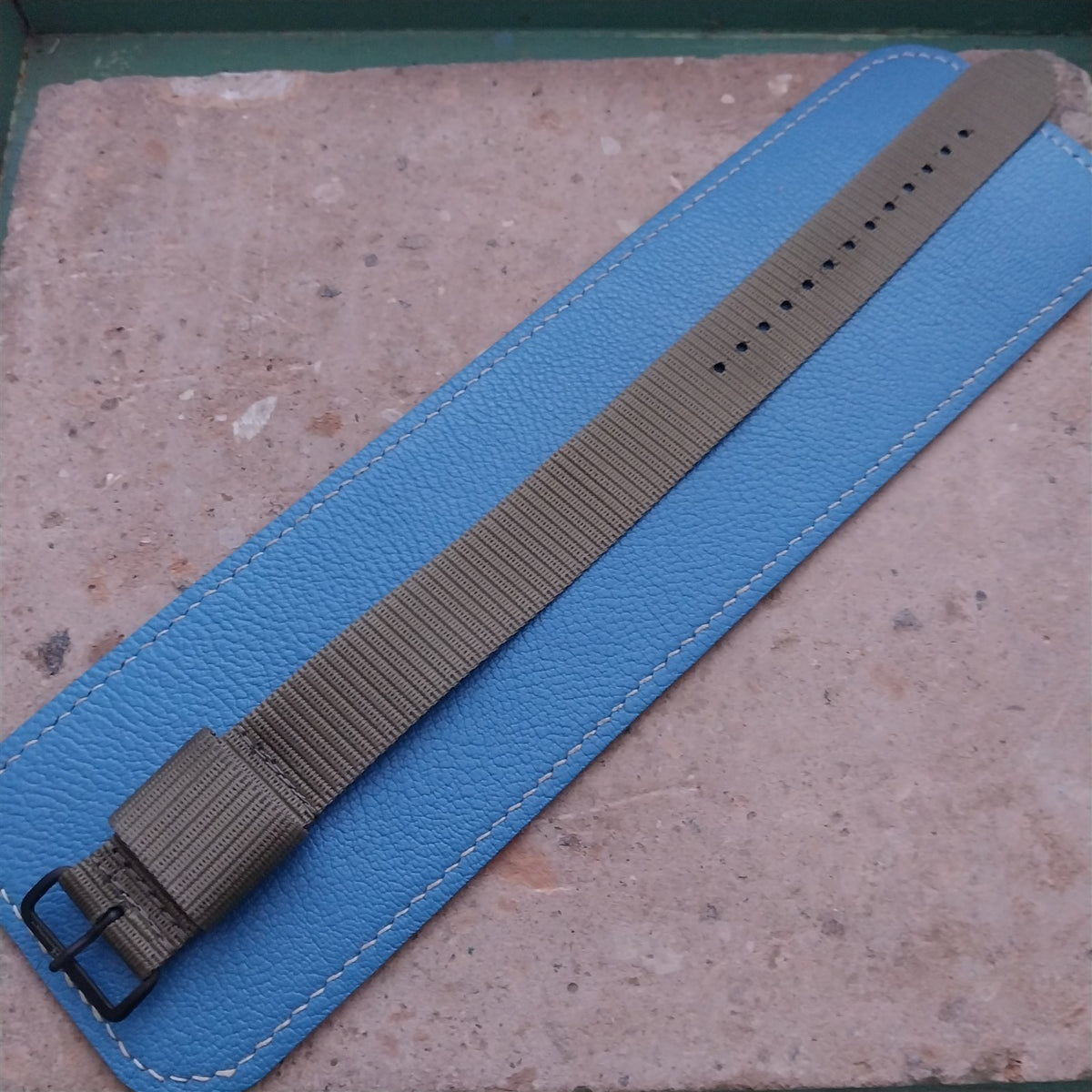 22mm Maratac Mil Series OD Green Nylon Single-Pass Watch Strap