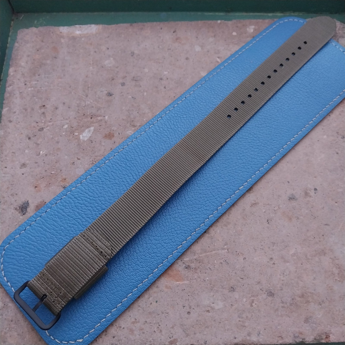 22mm Maratac Mil Series OD Green Nylon Single-Pass Watch Strap