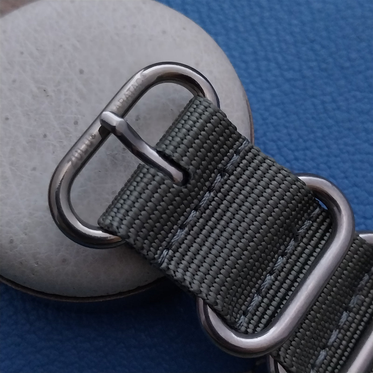 22mm ACU Gray Maratac 4 Ring Zulu Watch Strap