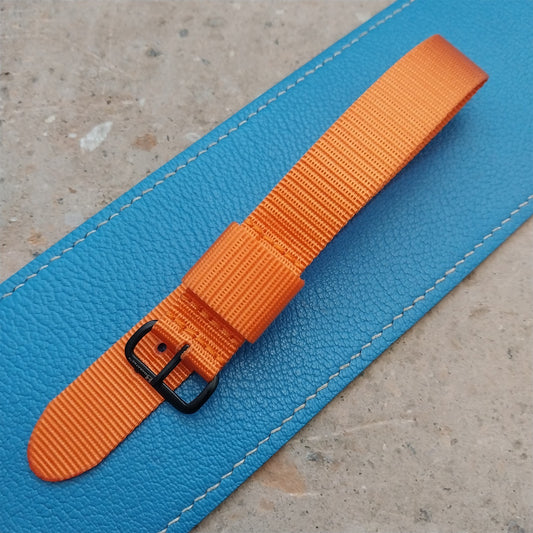 18mm Maratac Mil Series Orange Nylon Single-Pass Watch Strap