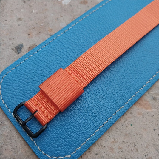 18mm Maratac Mil Series Orange Nylon Single-Pass Watch Strap