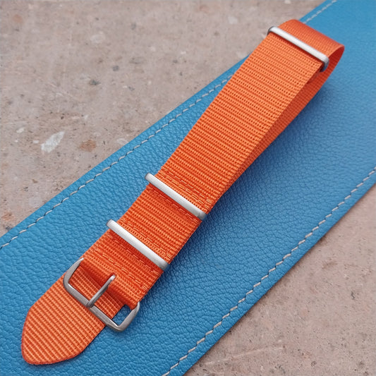 22mm Orange Maratac MOD Field Watch Strap