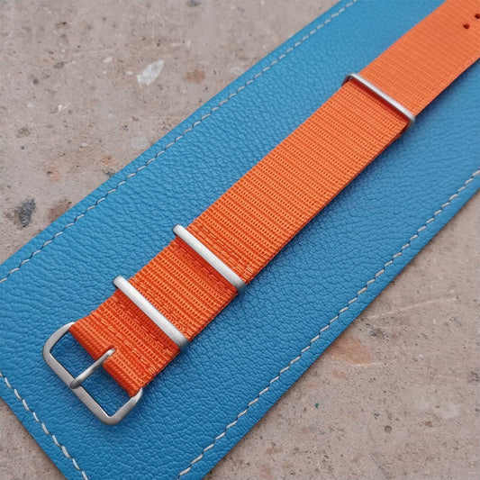 22mm Orange Maratac MOD Field Watch Strap