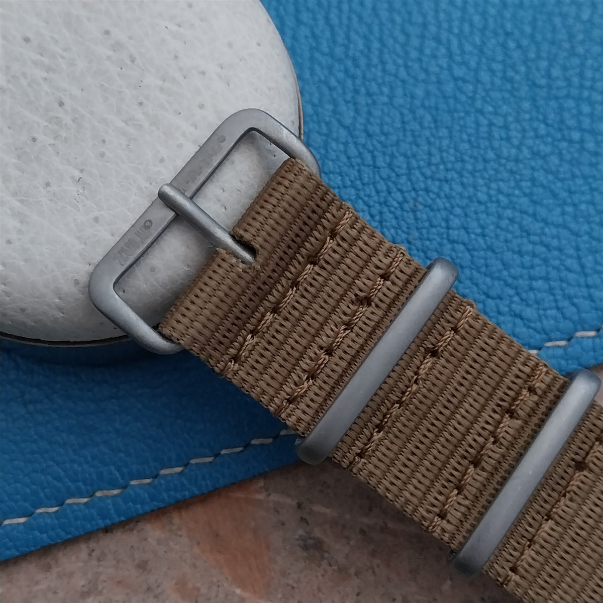 22mm Sand Brown Maratac MOD Field Watch Strap